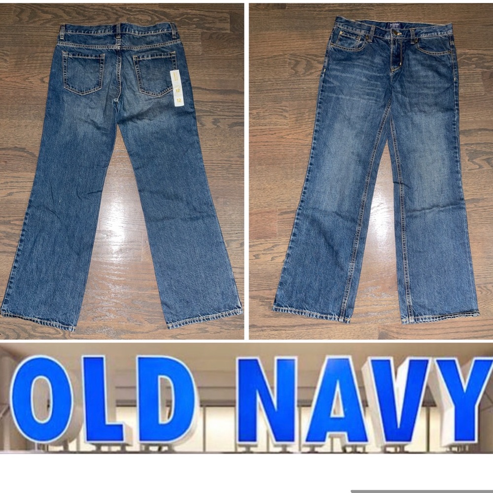 *BrandNew*👖OldNavy Boys Size12 Loose Boot-Cut👖